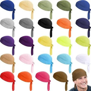 Cooling Motorcycle Helmet Liner Cap Sweat Do Rag Pirate Skull Caps for Men Women - Picture 1 of 72