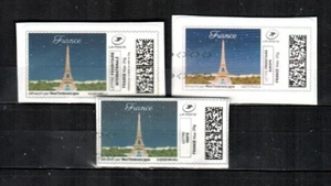 FRANCE - MTL ( 3v ) Eiffel Tower F/VF Used - Picture 1 of 1