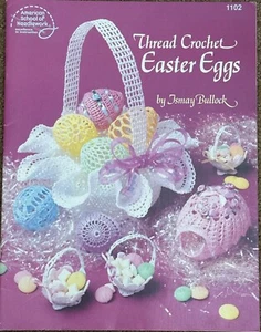 CRAFT : Thread CROCHET Pattern Booklet : EASTER EGGS - Picture 1 of 8
