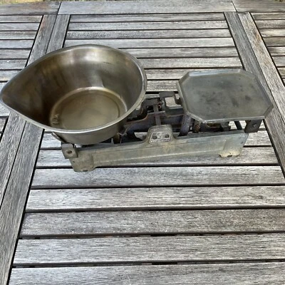 Granero de cerámica antiguo escala de metal decorativo granja campo francés nuevo sin caja Foto 1 de 4