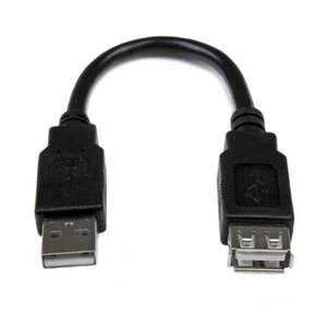 StarTech USBEXTAA6IN 6in USB 2.0 Extension Adapter Cable A to A - M/F - Picture 1 of 5