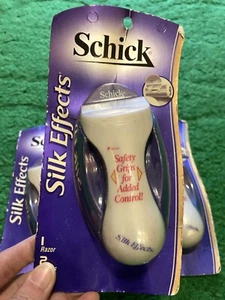 Lot of 4 Schick Silk Effects Razor sets New Old Stock Discontinued 1998 Sealed! - Picture 1 of 2