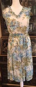 emma michele Floral Sleeveless Summer Dress Size 8 - Picture 1 of 8