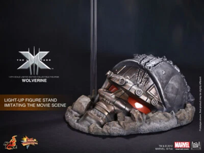 Figura de pie base iluminada escala 1/6 Hot Toys MMS187 Wolverine 2.0 coleccionable Foto 1 de 3