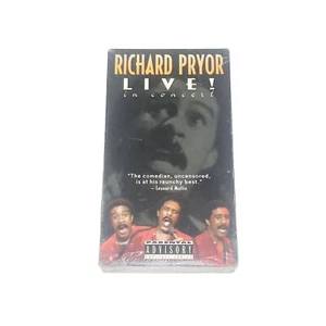 Richard Pryor - Live in Concert Stand Up Comedy (VHS, 1996) - Picture 1 of 7