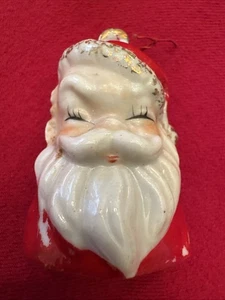 Vintage Ardalt Santa Bell Ornament 2 3/8” Retro Kitsch Decor 1940’s 1950’s MCM Japan - Bild 1 von 9