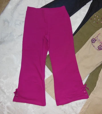 Pantalones de punto rosa oscuro Gymboree PRETTY IN PLUMS nuevos con etiquetas 5 6 Foto 1 de 2