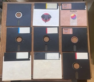25 NEW BLANK Maxell MD1D Scotch 2S2D 5 1/4" Mini-Floppy Disk Single Double Sided - Afbeelding 1 van 11