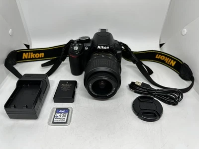 Nikon D3100 14.2MP DSLR Camera w/ AF-S Nikkor DX 18-55mm VR Lens - Image 1 of 4