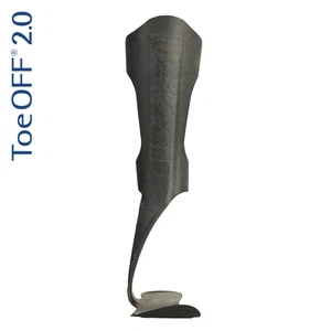 MEDIUM RIGHT ToeOFF 2.0 Original Allard Foot Drop Erwachsene Orthese AFO Brace & Pad - Bild 1 von 9