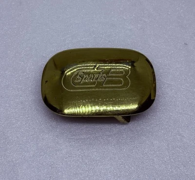 Vintage 1970s CB Sports Solid Brass Belt Buckle 2” Made In England Art Decor 11 - Image 1 of 4
