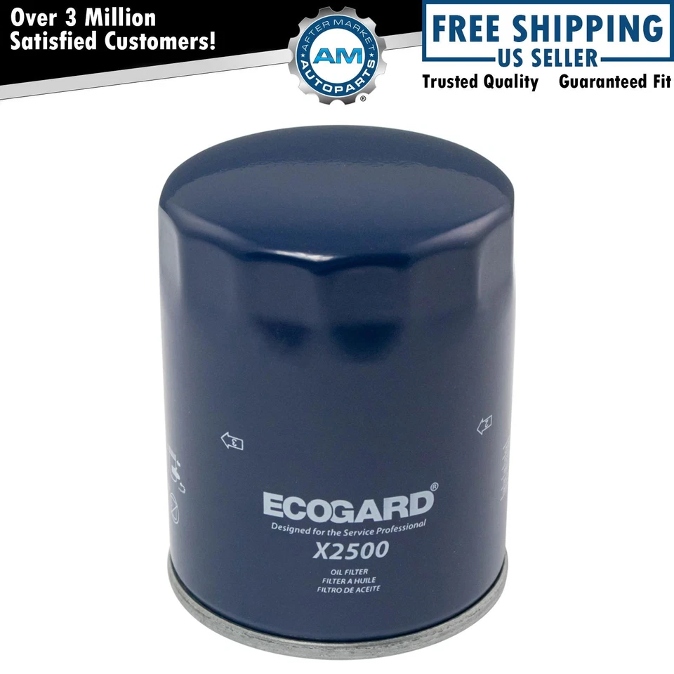 Filtro de aceite de motor de repuesto Ecogard X2500 para Buick Cadillac Chevy Dodge Ford Foto 1 de 3