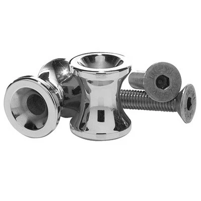 Vortex Swingarm Spools 8mm Silver for HONDA KAWASAKI SUZUKI - Image 1 of 1