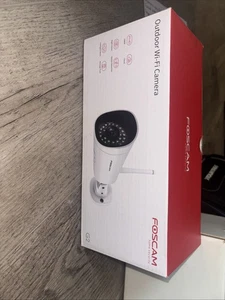 FOSCAM Outdoor Security Camera G2 1080P 25FPS WiFi Security Camera White NOB - Picture 1 of 2