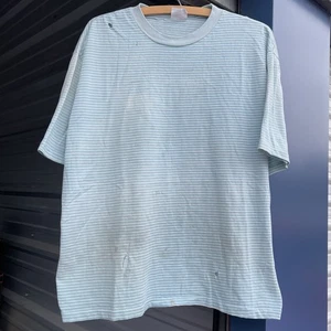 Vintage 50s 60s Revere All Cotton Stripe T-Shirt Herren True XL Blau Pink Surf - Bild 1 von 17