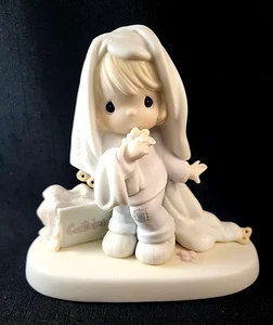 Precious Moments "June" Playing Dressup 1987 Flower Symbol- Original Pkg & Tags - Picture 1 of 14