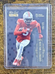 Comodín 2022 negro mate #/175 #MB-43 Garrett Wilson Ohio State New York Jets - Imagen 1 de 2