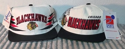 Sports Specialties Logo Athletics Hat NHL Chicago Blackhawks Snapback Cap Combo - Image 1 of 4