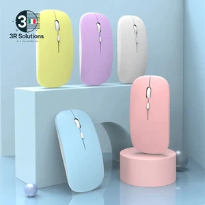 Mouse Wireless Compatibile Con Bluetooth Mouse per Computer Ergonomico Portatile - Zdjęcie 1 z 22