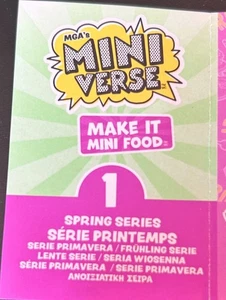 Miniverse - Make it Mini - Spring Series 1 (Retirado) - Nuevo - Elige tu kit - Imagen 1 de 4