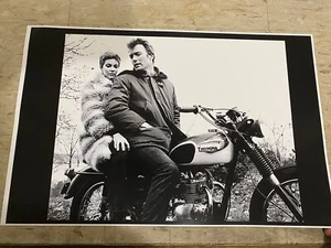 Póster publicitario vintage de motocicleta Triumph C360 - Imagen 1 de 1