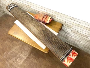 Koto Japanese 13-String Instrument with Cover Antique Traditional Wazakki 184cm - Picture 1 of 14