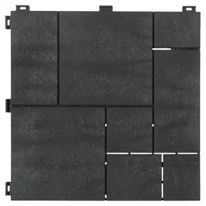 Mosaic Garden Patio Interlocking Composite Decking Floor Tiles 30x30cm - Picture 1 of 8