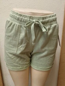 LEG3ND WOMEN'S LOUNGE ACTIVE SHORTS DRAWSTRING, POCKETS CHOOSE SIZE COLOR SAGE - Picture 1 of 4