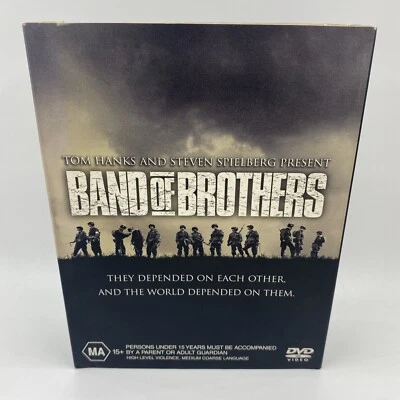 Band of Brothers TV Series DVD 6 Disc Box Set Tom Hanks World War II Action  - Image 1 of 3