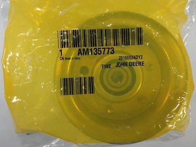 John Deere Genuine OEM Idler Pulley AM135773 on 42C Mower Deck on X300 X304 X310 - Image 1 of 2