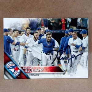 2016 Topps #332 Toronto Blue Jays FIRMATO Ross Atkins GM autografo carta squadra - Foto 1 di 3