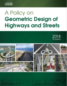 AASHTO A Policy on Geometric Design of Highways and Streets 2018 7th Edition - Picture 1 of 4
