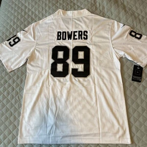 Brock Bowers Jersey Las Vegas Raiders #89 White Alternate Large Mens Stitched - Picture 1 of 6