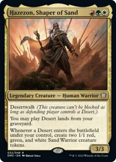 HAZEZON, SHAPER OF SAND (DMC) Dominaria United Commander - MTG - NM - Image 1 of 1