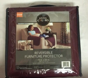 Protector de muebles reversible colores de vida silla nueva sin etiquetas - Imagen 1 de 6