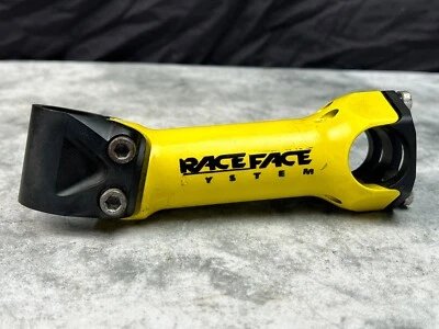 Yellow MTB Mountain Bike Race Face System Stem 130mm Length 25.4mm Clamp 1-1/8 - Image 1 of 4
