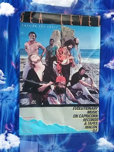 SEA LEVEL POSTER,CATS ON THE COAST,RECORD STORE PROMO,CAPRICORN,1977,RARE BIRD! - Picture 1 of 12