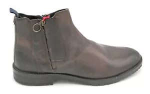 Wrangler 92061 Botines Piel Cabeza Marrón Oscuro Doble Cremallera W - Imagen 1 de 4