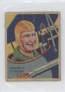 1933-34 National Chicle Sky Birds R136 Series of 48 Edward A Stinson #39 0s69
