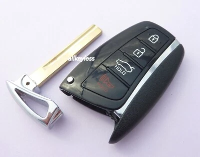 OEM HYUNDAI EQUUS keyless entry smart remote fob 95440-3N470 +NEW KEY INSERT - Image 1 of 3