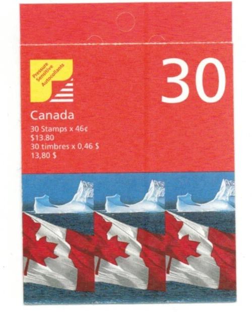 Canada - BK215Aa - Flag over Iceberg - Open Cover - J-Paper - Image 1 of 1