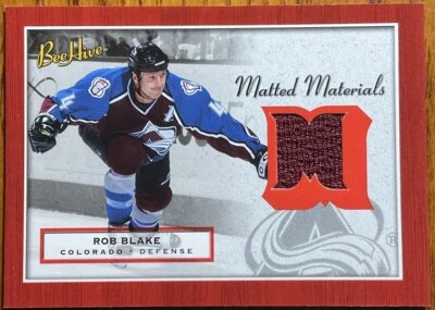 2005-06 Beehive Matted Materials Rob Blake #MM-RB Colorado Avalanche - Image 1 of 2