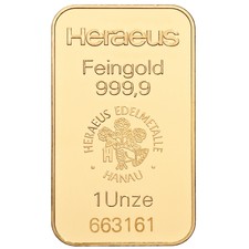 Goldbarren 1 oz Motiv unserer Wahl