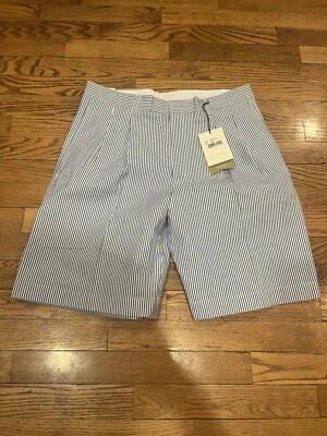 Pantalón corto de golf Seersucker de algodón azul EE. UU. talla 33 para hombre Cutter & Buck Foto 1 de 4
