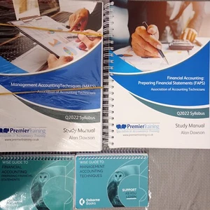 AAT Level 3 Accounting Books 2022 Bundle Specs from Premier & Osborne - Picture 1 of 3
