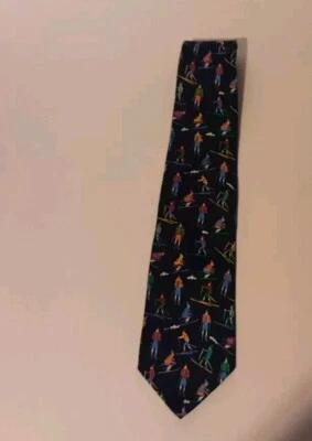 Alynn Neckwear “Cross Country” Men’s Tie 100% Silk  - Image 1 of 4