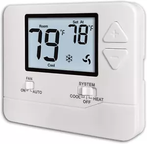 Nicht programmierbare Thermostate für Haus einstufige Systeme, bis zu 1 Wärme/1 Kühlung - Bild 1 von 11