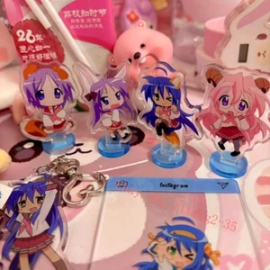 Figura de pie acrílico Lucky Star Izumi Konata Takara Miyuki 4 piezas juguete escritorio regalo - Imagen 1 de 4