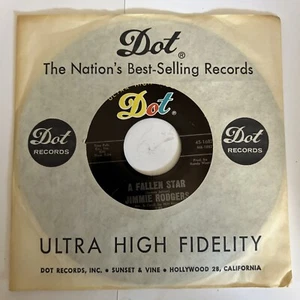 Jimmie Rodgers A Fallen Star/Brother Where Are You 1966 45 rpm NM - Picture 1 of 3