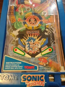 Sonic the Hedgehog Sega Tabletop Pinball Machine 1993 Tomy - Working - Picture 1 of 7